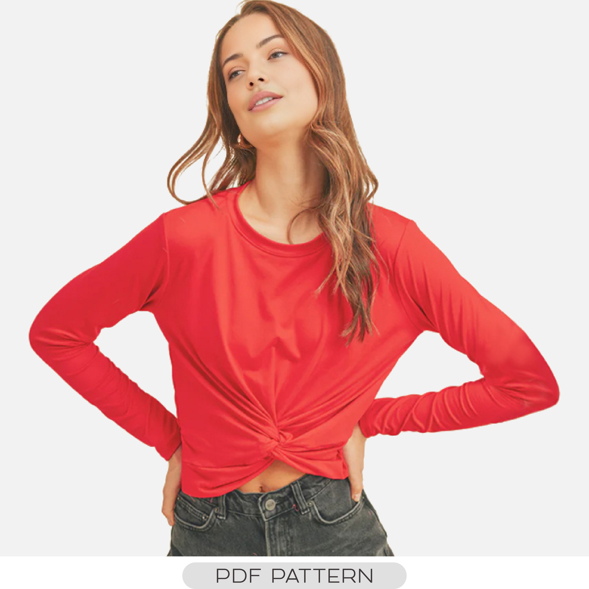 CASUAL TOP SEWING PATTERN FOR WOMEN