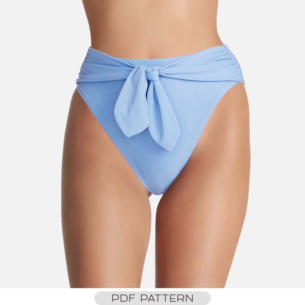 HIGH WAIST BIKINI PATTERN FOR BEGINNERS