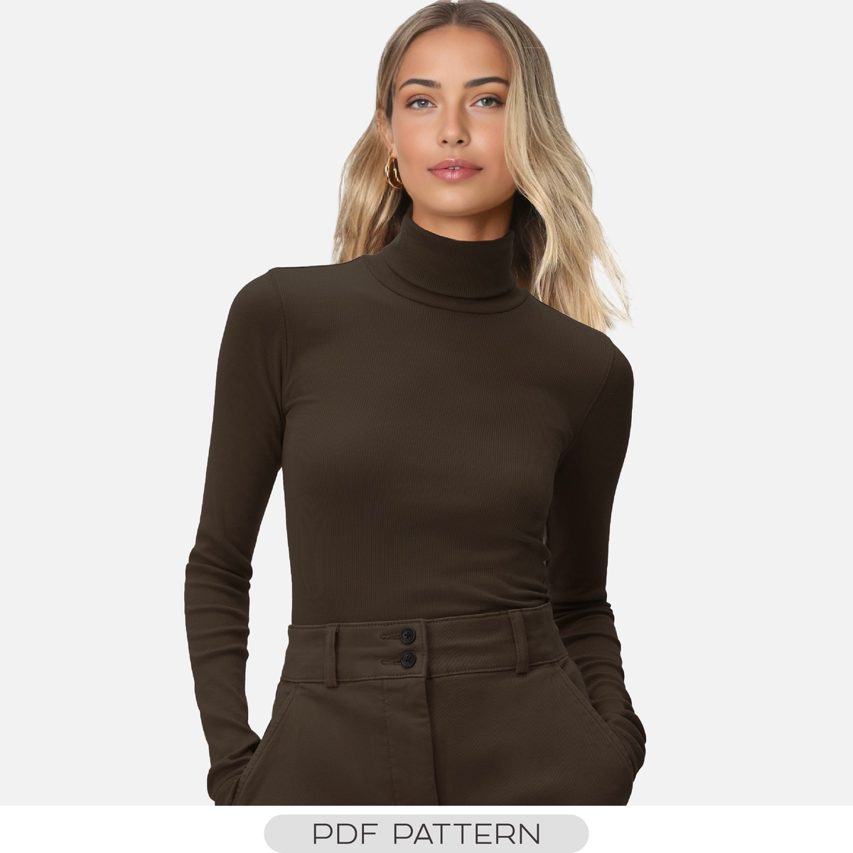 TURTLENECK TOP PATTERN