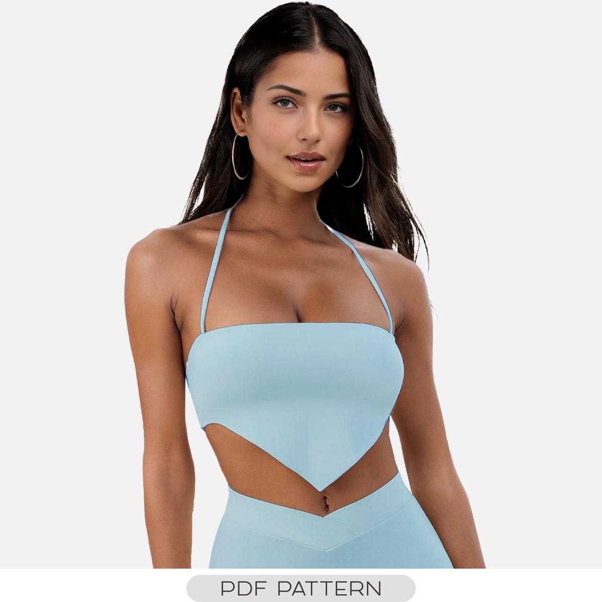 CROP TOP SEWING PATTERN