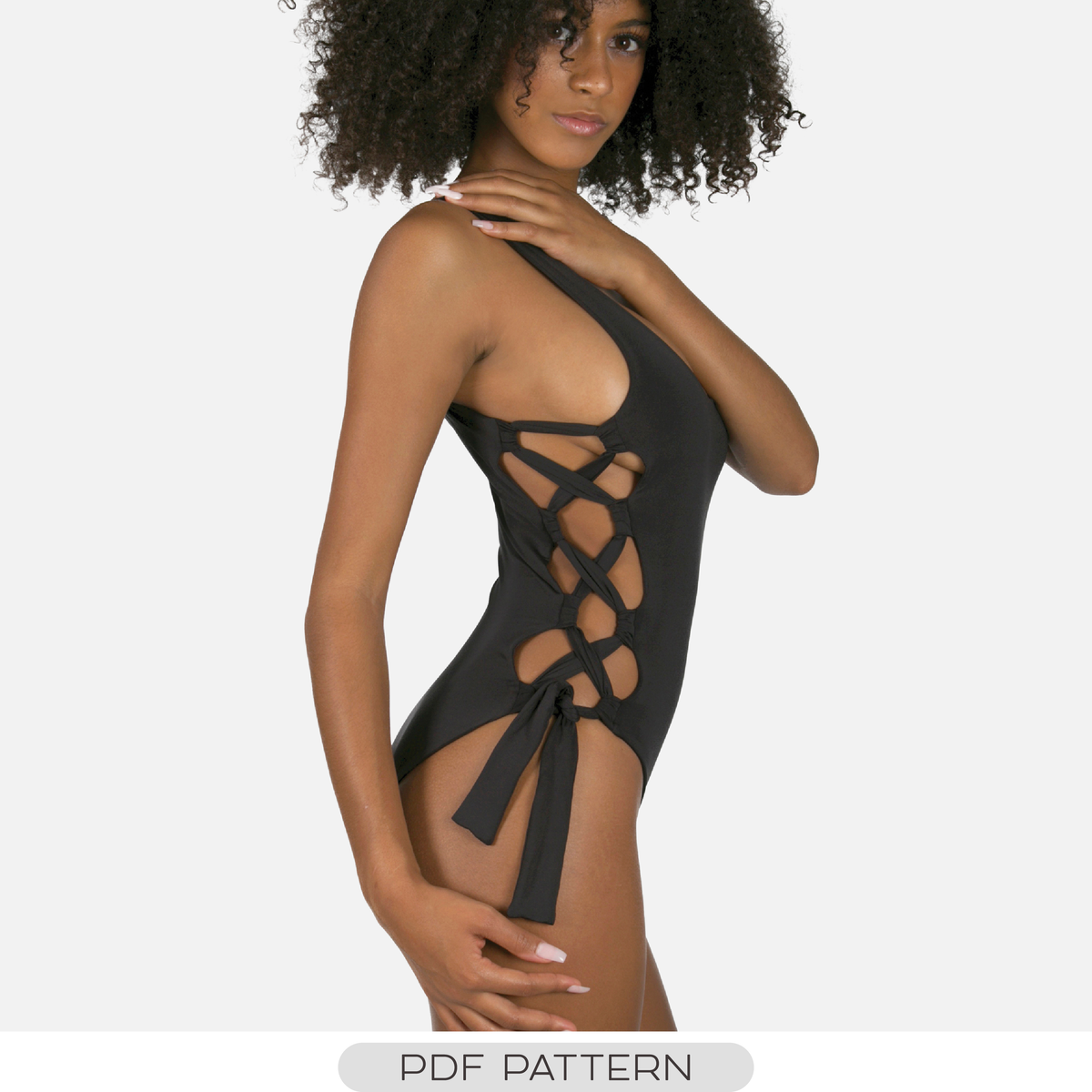 SIDE LACE SWIMSUIT SEWING PATTERN