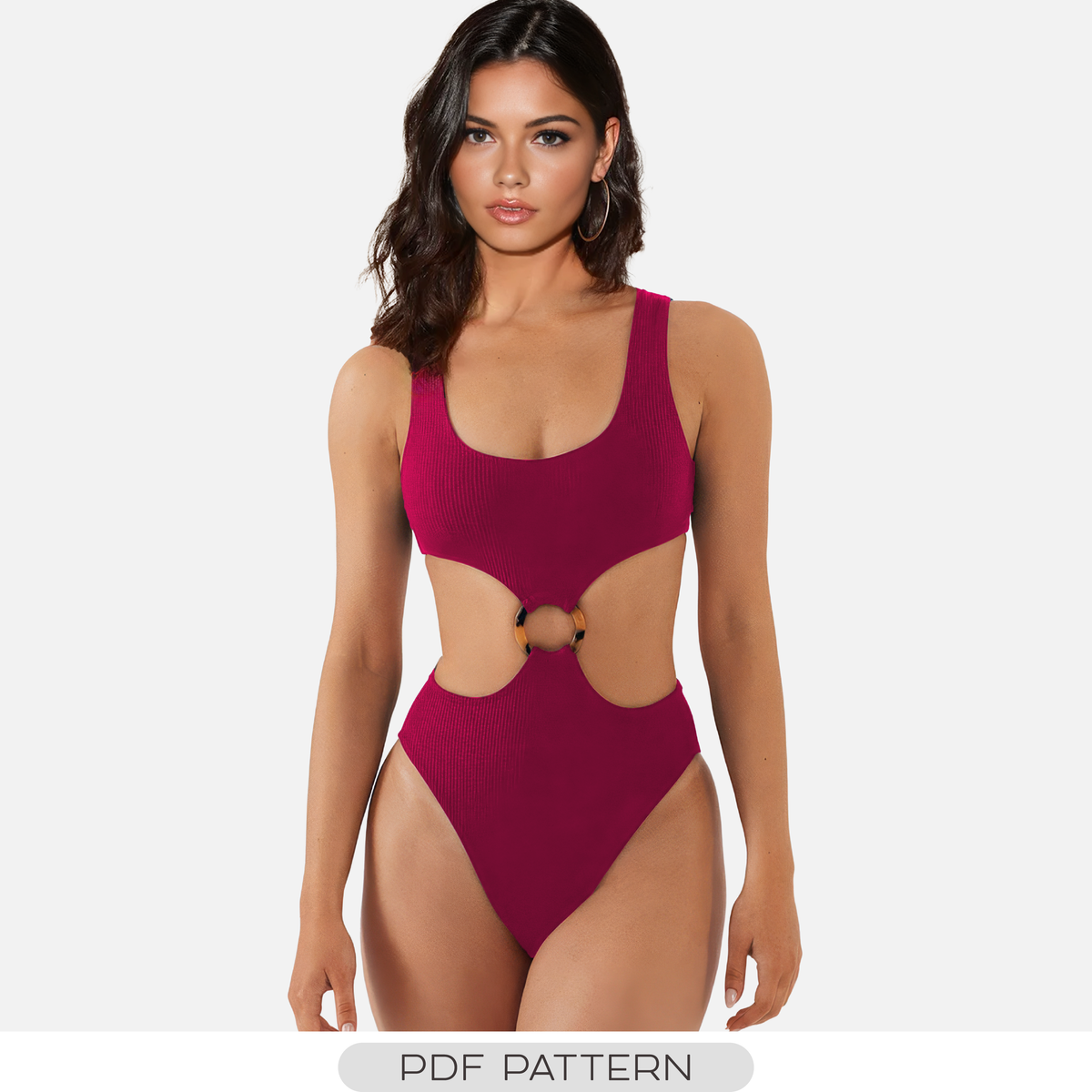 SWIMSUIT SEWING PATTERN FOR BEGINNERS