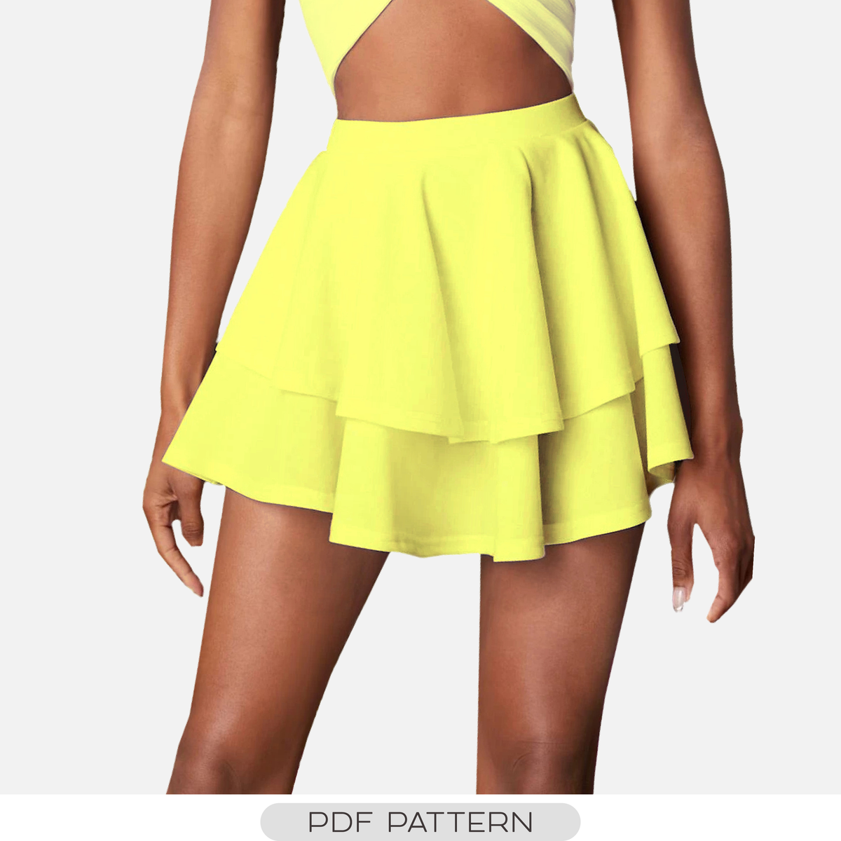 FLARED MINI SKIRT PATTERN