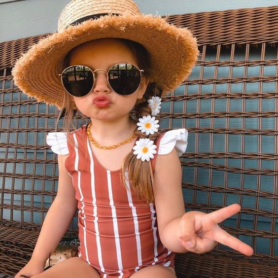 Toddler Swimsuit Sewing Pattern PDF / Swimwear Digital PDF Pattern for Girls / Patron maillot de bain | Patrón de Vestido de Baño