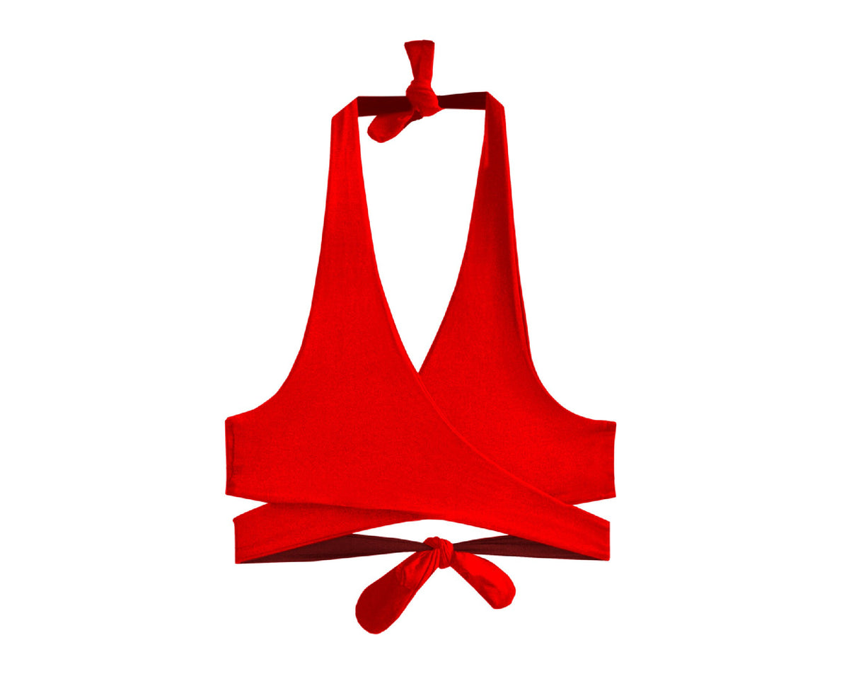Bikini Top Sewing Pattern / Wrap Top Bikini Sewing Pattern / Size XS-2XL | Patron maillot de bain | Patrón de Vestido de Baño