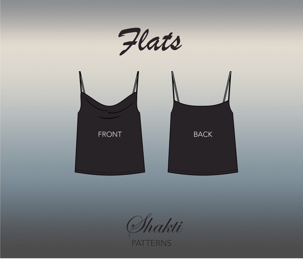 Cowl Neck Top Digital PDF Sewing Pattern / Cami Top Pdf Pattern / Size XS-XXL / Instant Download Top Pdf Pattern