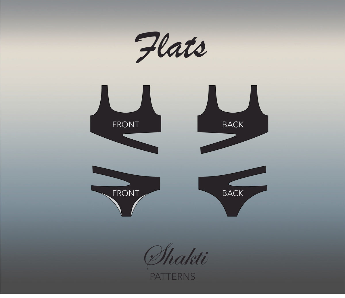 Swimwear Pdf Pattern | DIY Asymmetric Bikini Set Sewing Pattern | Size XS-XL | Top + Bottom Bundle Pattern / Patron maillot de bain