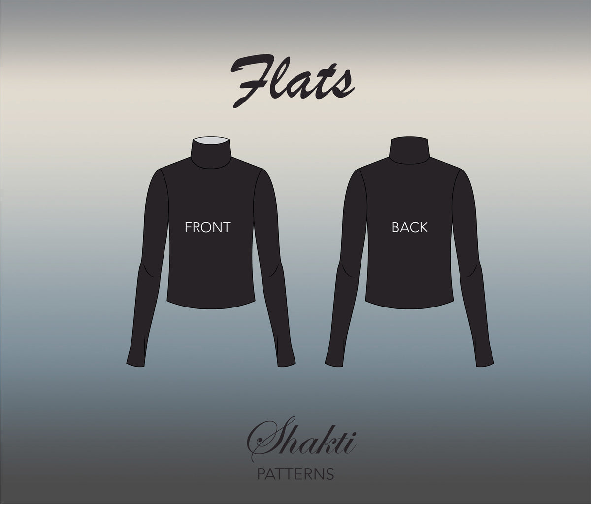 Women Turtleneck Sweater Pattern / Mock Neck Top Sewing Pattern / Plus Size Long Sleeve Pattern / 8 Sizes XS-4XL / Instant Download