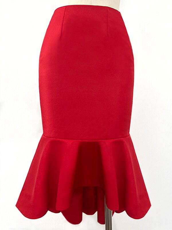 Midi Skirt Sewing Pattern / Flared Prom Skirt PDF Pattern / Wedding Skirt Digital Pattern / 7 Sizes XS-3XL / Instant Download