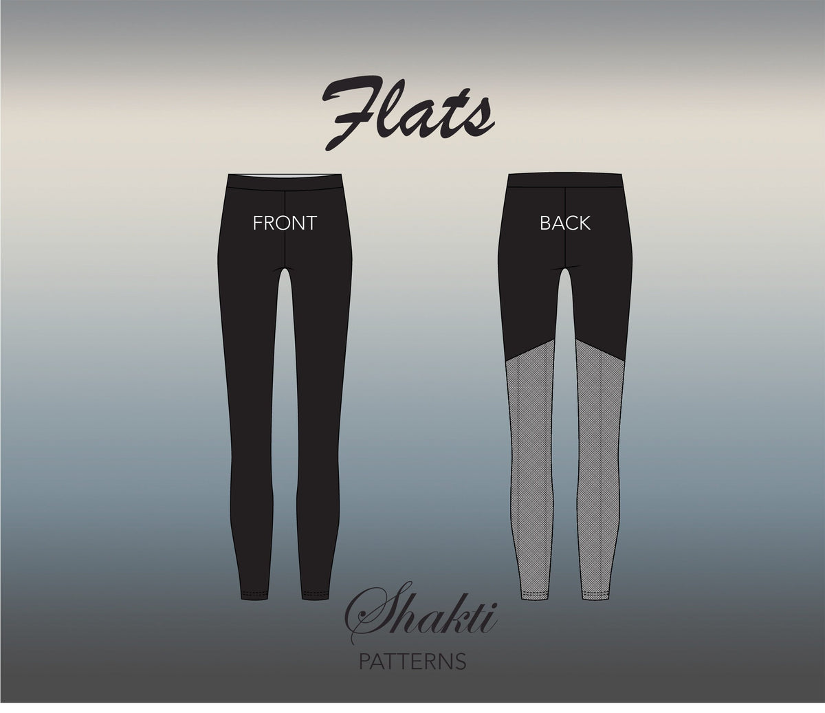 Leggings Sewing Pattern / Leggings With Color Blocking / Active Pants Pdf / Digital Sewing Patterns / 8 sizes XS - 4XL / Instant Download