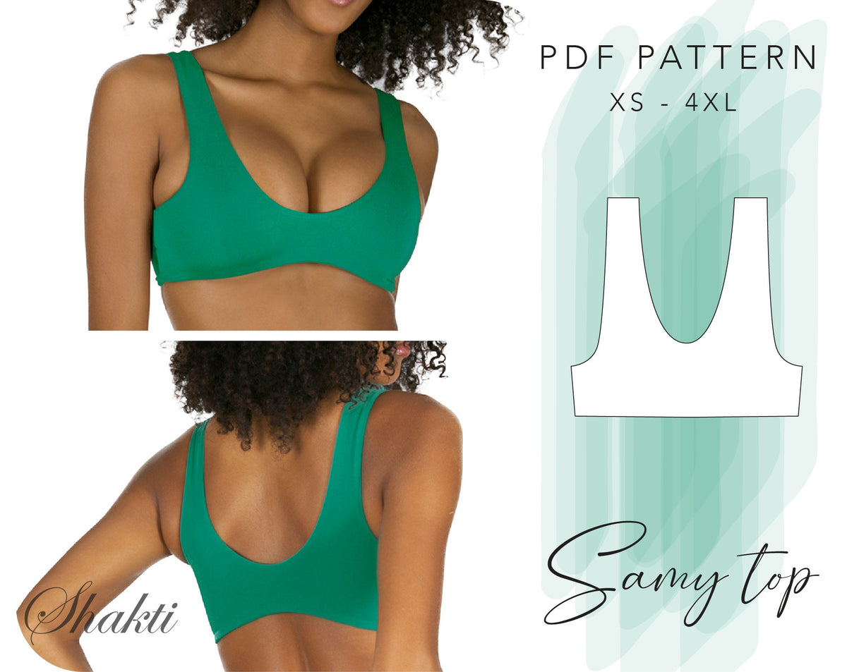 Bikini Patterns / Bathing Suite Bundle Deal Patterns / Swimwear Sewing Pattern / Size XS-4XL / Plus Size Swimsuit Pattern