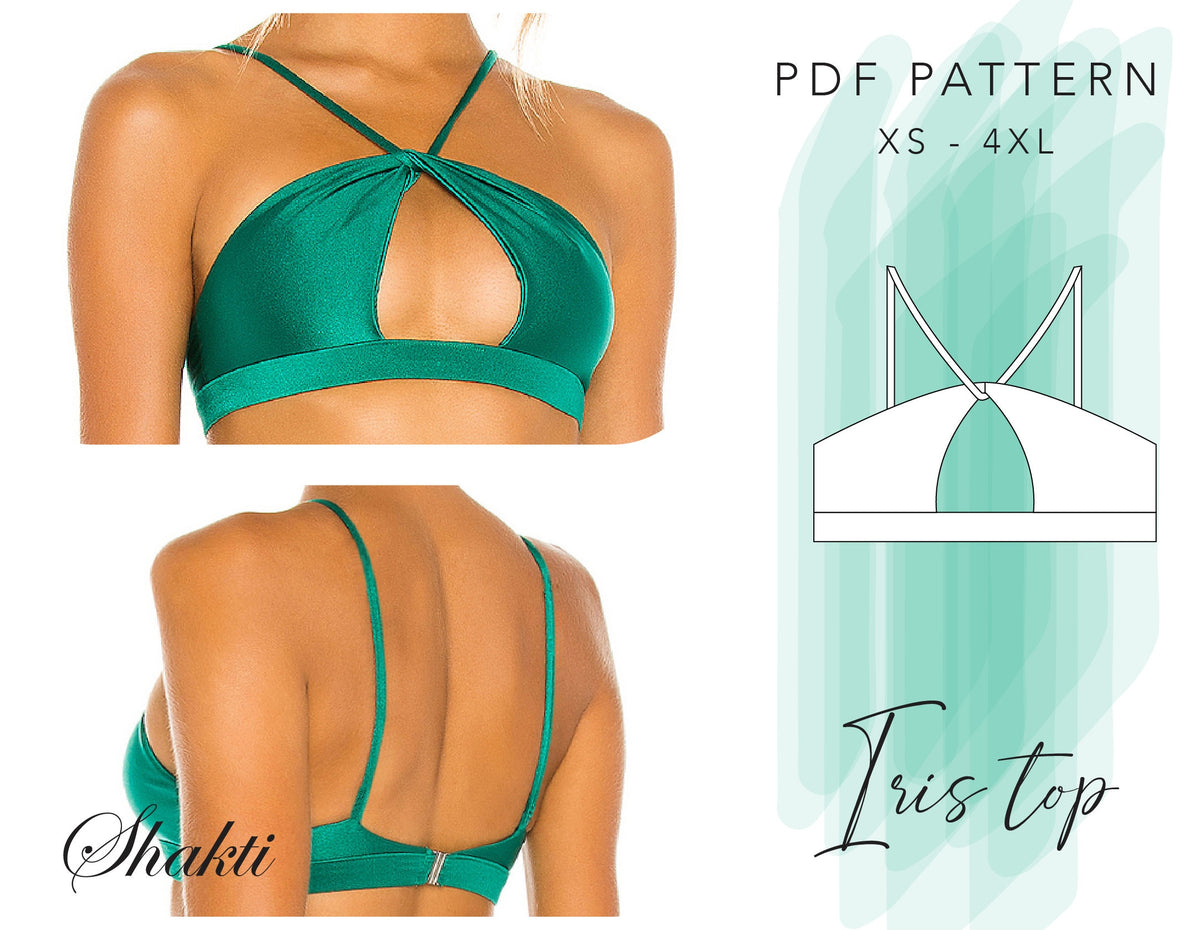 Bikini Patterns / Bathing Suite Bundle Deal Patterns / Swimwear Sewing Pattern / Size XS-4XL / Plus Size Swimsuit Pattern