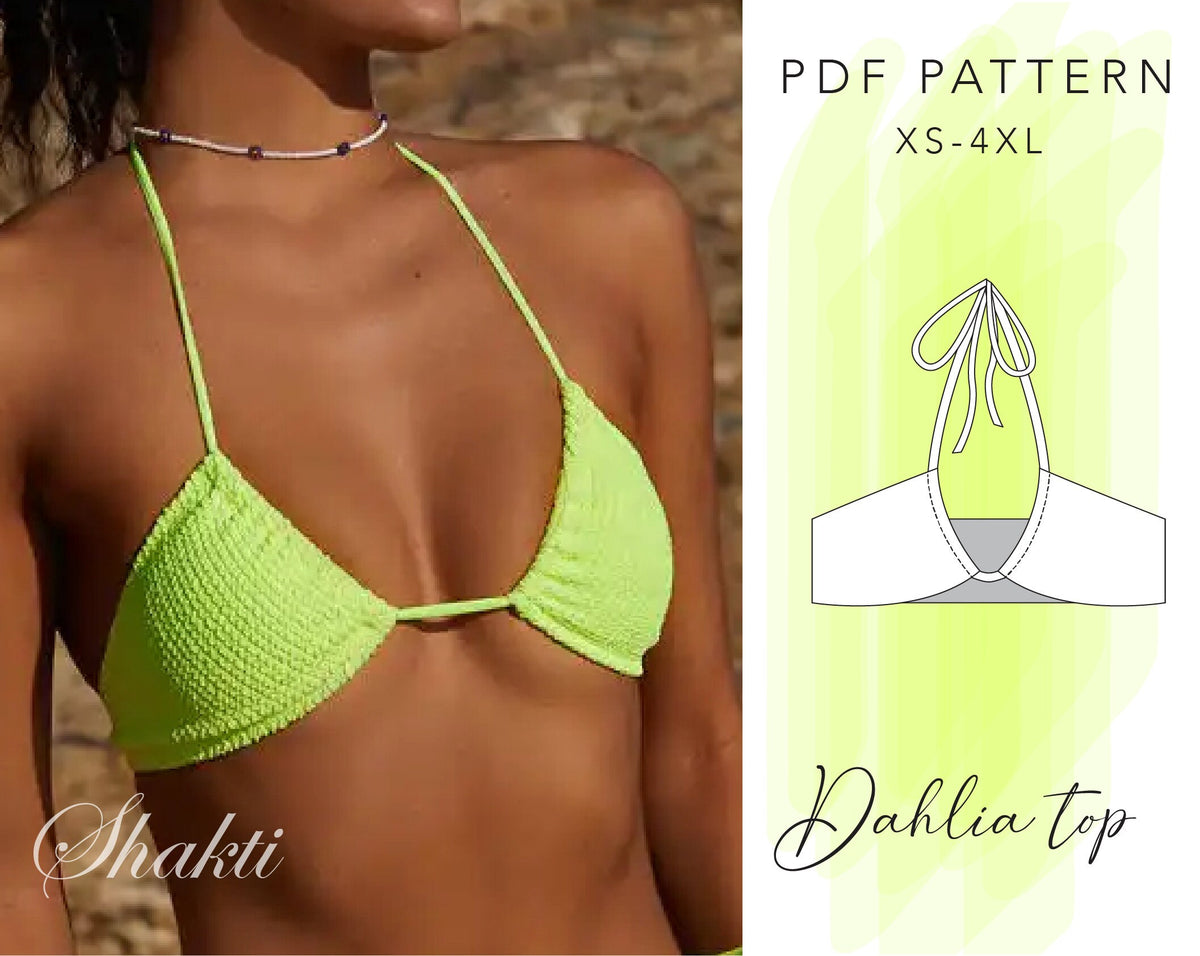 Bikini Patterns / Bathing Suite Bundle Deal Patterns / Swimwear Sewing Pattern / Size XS-4XL / Plus Size Swimsuit Pattern