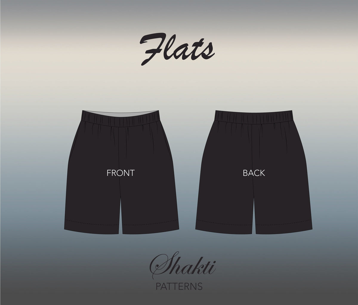 Womens Shorts Pattern, Plus Size Digital Sewing Pattern in 8 Sizes XS-4XL
