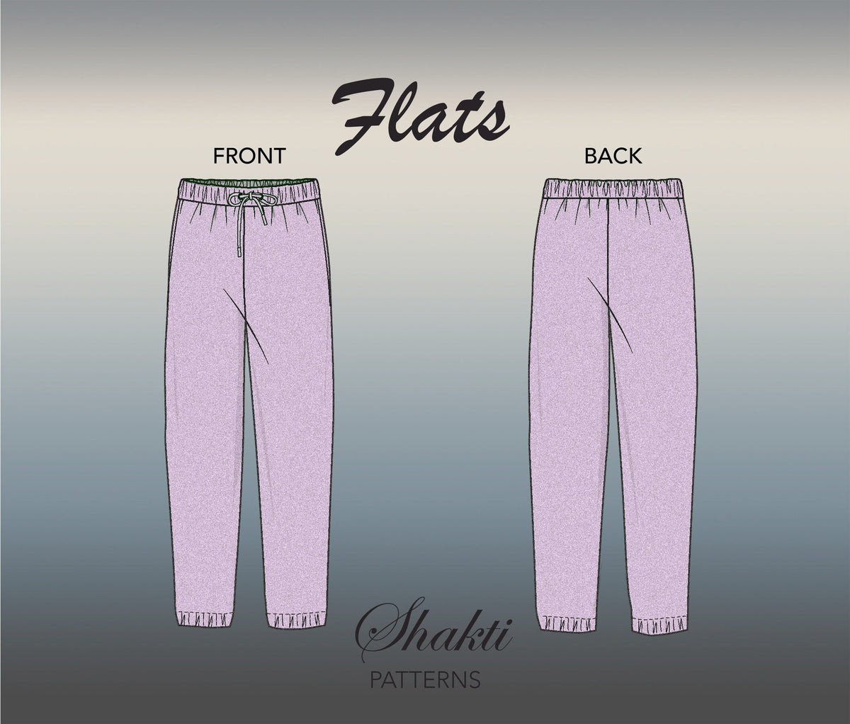 Pants Sewing Pattern For Women, Plus Size Pants In 8 Sizes XS-4XL, Digital Pattern