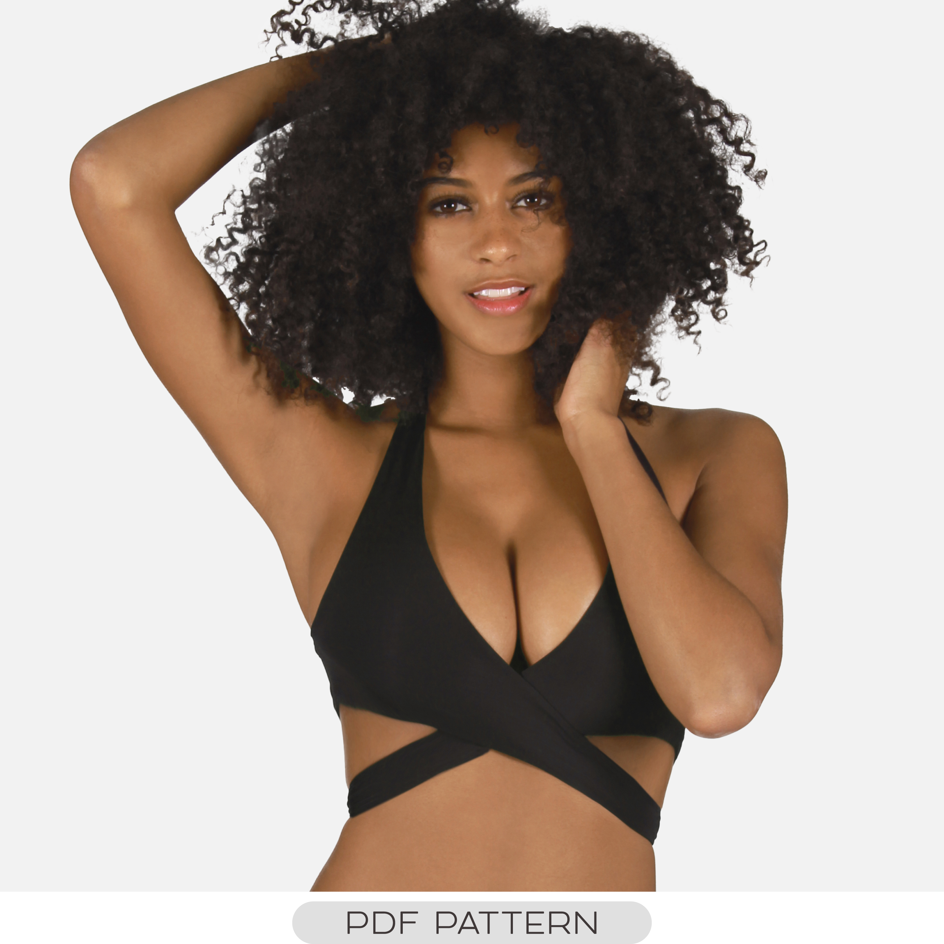wrap style bikini top