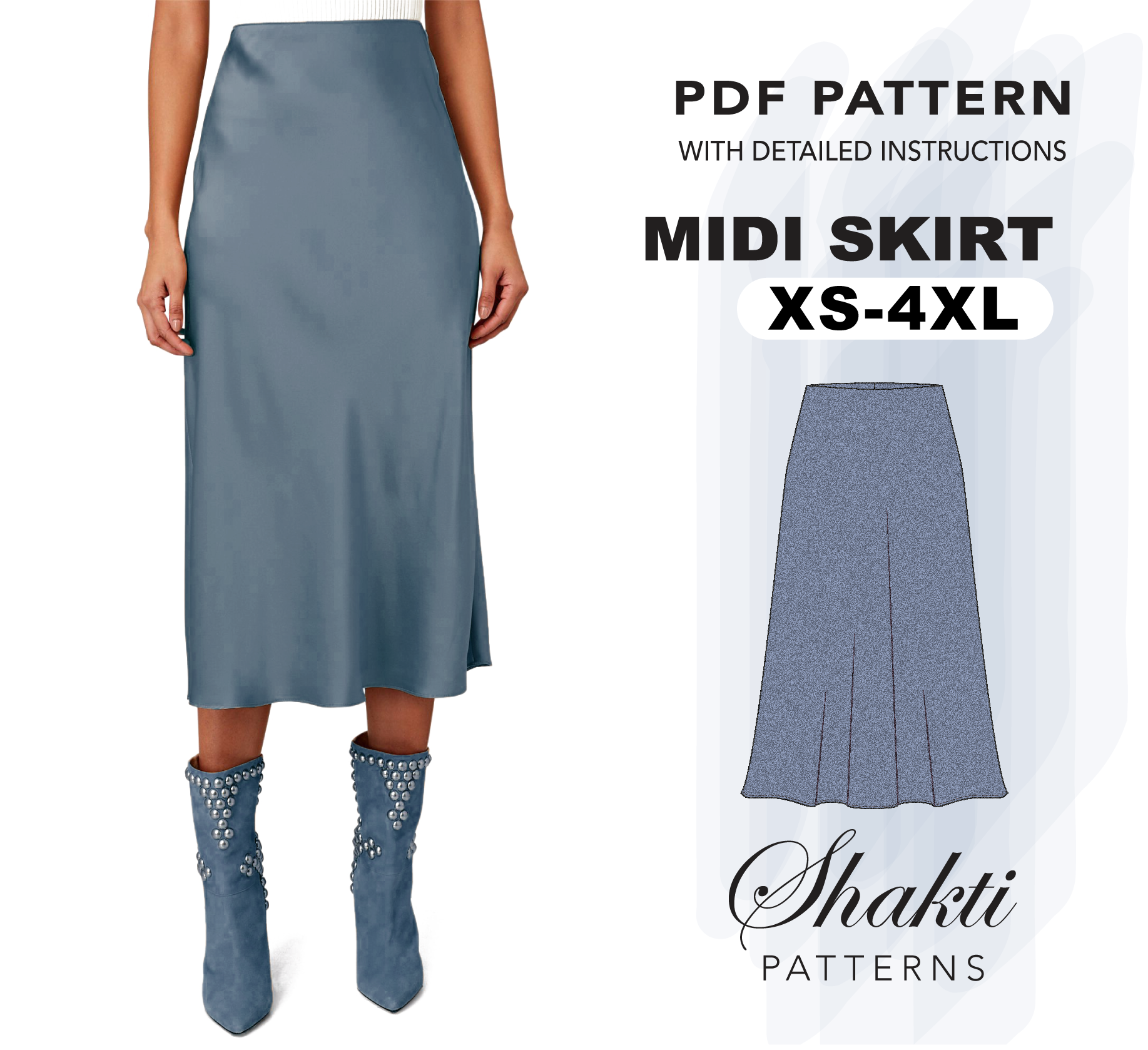 Patterned clearance skirt 4xl