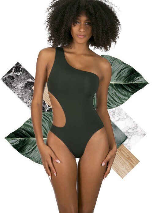 Swimsuit Pattern / One Shoulder Bathing Suit Sewing Pattern / Size XS-XL | Patron maillot de bain | Patrón de Vestido de Baño